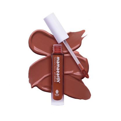 Mamaearth Naturally Matte Liquid Lipstick - 3 ml | Caramel Nude