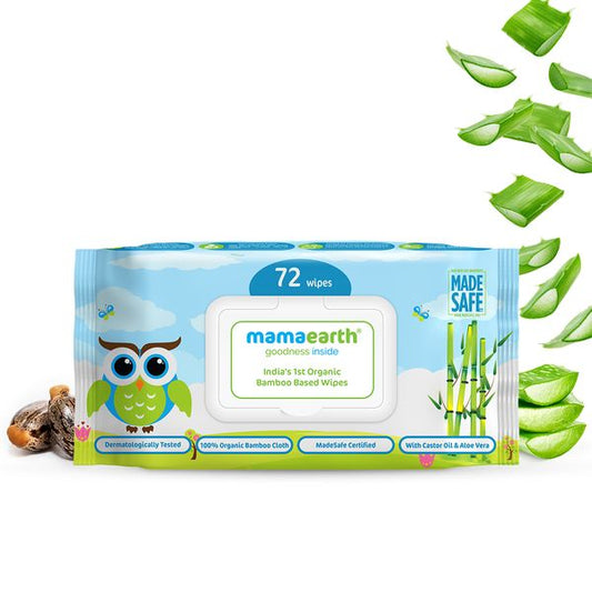 Mamaearth Organic Bamboo Based Baby Wipes