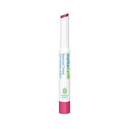 Mamaearth Beetroot Tinted 100% Natural Lip Balm with Beetroot and Beeswax for Soft & Supple Lips - 2 g