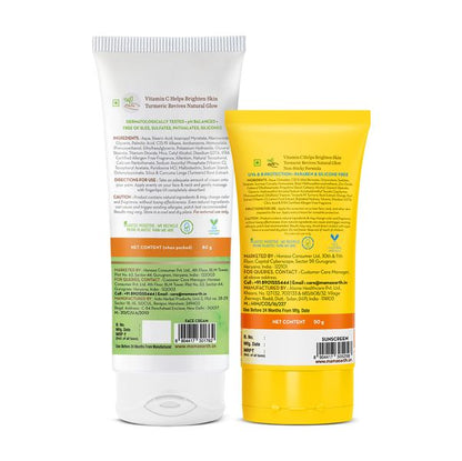 Mamaearth Vitamin C Daily Glow Duo - 50gm + 80gm