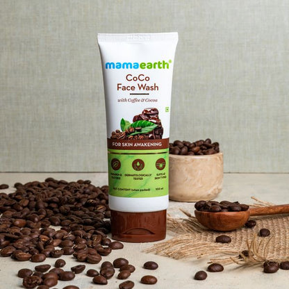 Mamaearth CoCo Face Wash with Coffee and Cocoa for Skin Awakening - 100ml