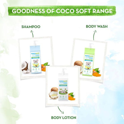 Mamaearth Coco Soft Shampoo with Coconut Milk & Turmeric for Gentle Cleansing - 400 ml