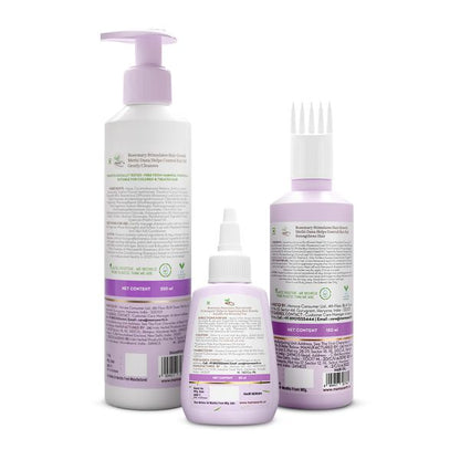 Mamaearth Rosemary Hair Strengthening Combo - 250ml + 150ml + 50ml