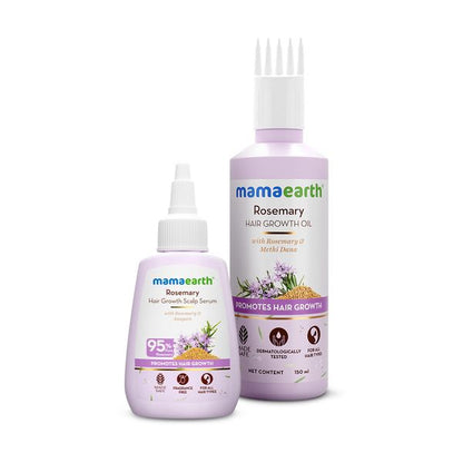 Mamaearth Rosemary Hair Growth & Nourishment Combo - 150ml + 50ml