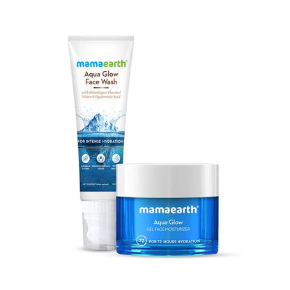 Mamaearth Aqua Glow Skin Refreshing Combo for Hydrated & Fresh Skin - 100ml + 100ml