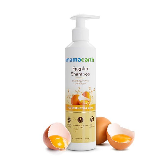 Mamaearth Eggplex Shampoo with Egg Protein & Collagen for Strength and Shine - 250 ml