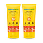 Mamaearth Ultra Light Indian Sunscreen with Carrot Seed, Turmeric and SPF 50 PA++++ - 80g - Pack of 2