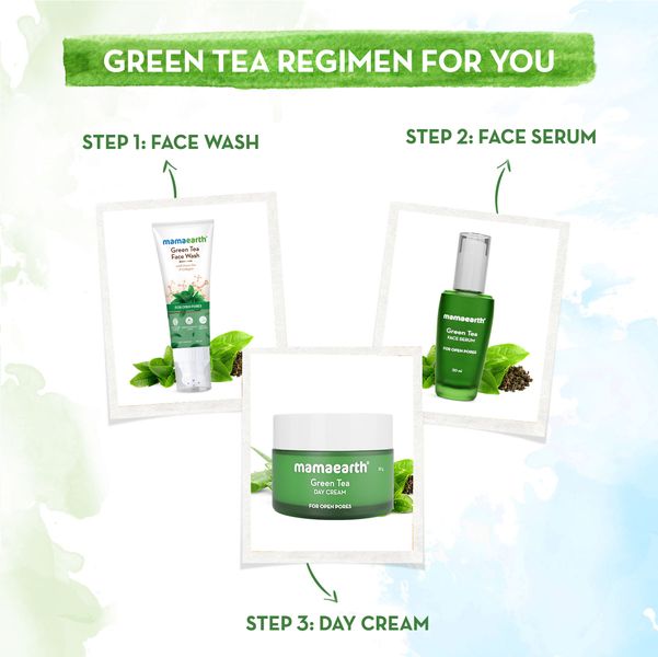 Mamaearth Green Tea Face Wash With Green Tea & Collagen For Open Pores - 100 ml