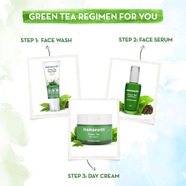 Mamaearth Green Tea Day Cream With Green Tea & Collagen For Open Pores - 50 g