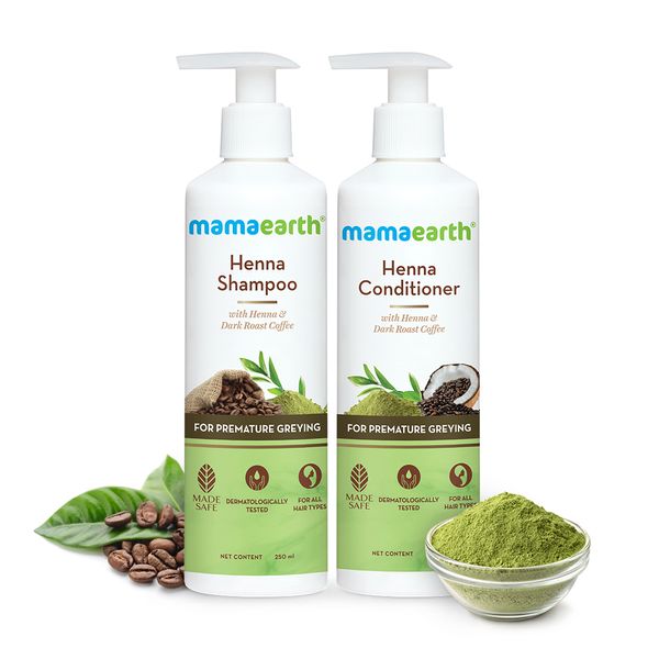 Mamaearth Natural Henna Combo - 250ml + 250ml