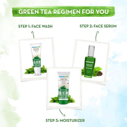 Mamaearth Green Tea Oil-Free Face Moisturizer with Green Tea & Collagen For Open Pores- 80 g