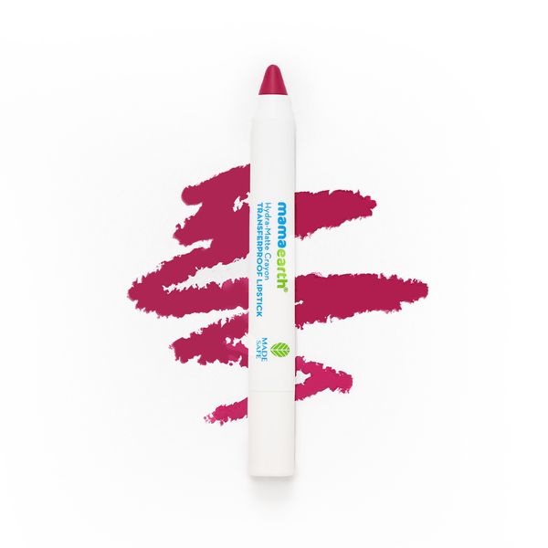 Mamaearth Hydra-Matte Crayon Transferproof Lipstick - 2.4 g - Passion Fruit Wine