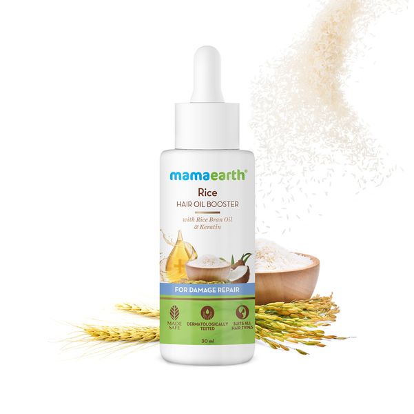 Mamaearth Hair Oil Booster - 30 ml | Rice