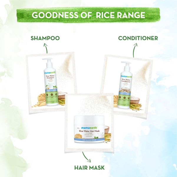 Mamaearth Rice Water Bamboo Sheet Mask with Rice Water and Coconut Milk for Deep Hydration - 25 g