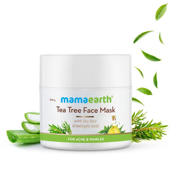 Mamaearth Tea Tree Face Mask for Acne, with Tea Tree and Salicylic Acid for Acne and Pimples - 100g