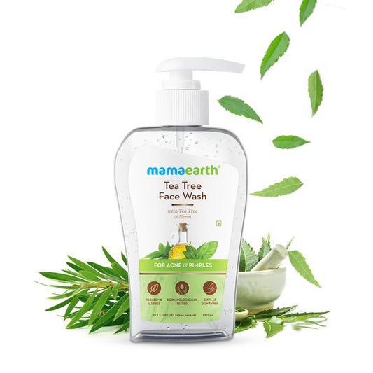 Mamaearth Tea Tree Face Wash with Neem for Acne and Pimples - 250ml