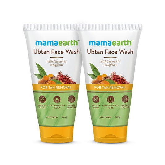 Mamaearth Ubtan Face Wash 150 ml (Pack of 2)