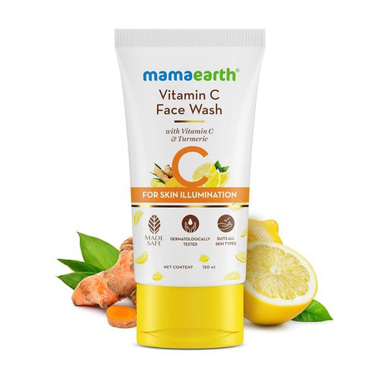 Mamaearth Vitamin C Face Wash with Vitamin C and Turmeric – 150ml