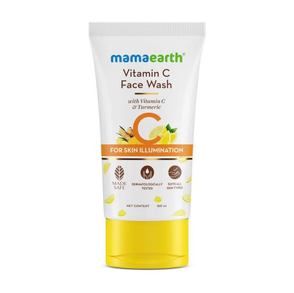 Mamaearth Vitamin C Face Wash with Vitamin C and Turmeric – 150ml