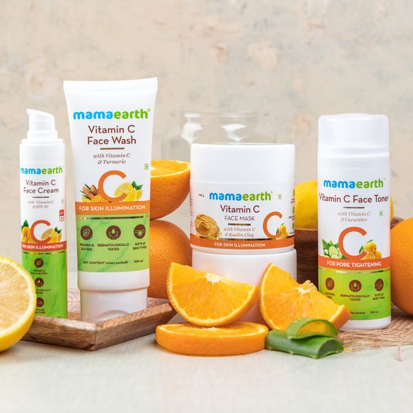 Mamaearth Vitamin C Day Regimen Combo