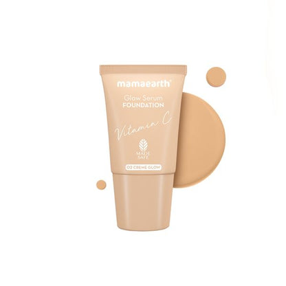 Mamaearth Glow Serum Foundation Mini Tube - Creme Glow - 18ml